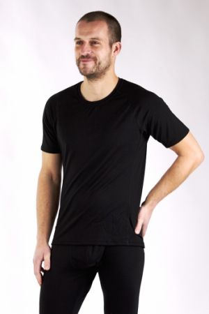 Pánské tričko s krátkým rukávem čistě černé